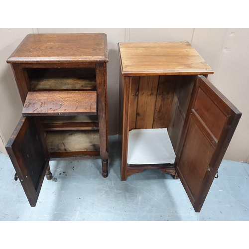 533 - Two non matching Victorian bedside cabinets (2)