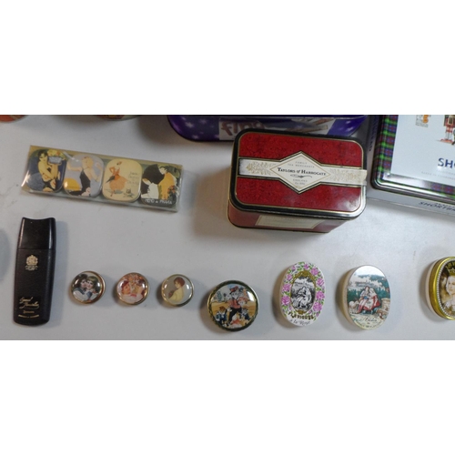 141 - Good collection of metal tins (Qty)