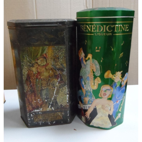 117 - Good collection of metal tins  including numerous early/mid 20thC examples (approx 20)