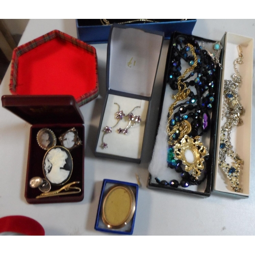 57 - Large quantity of ladies costume jewellery (Qty)