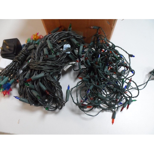 455 - Four sets of vintage Christmas lights (4)