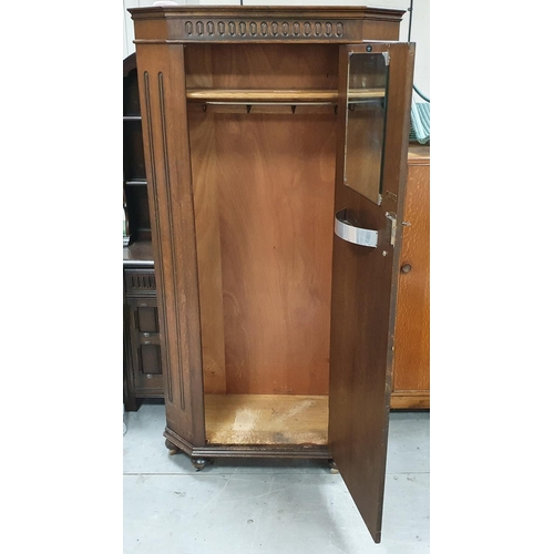 517 - Early 20thC Benwood, Art Deco style wardrobe,