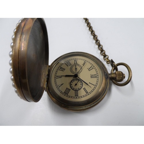 89 - Two fancy ladies 20thC pocket watches