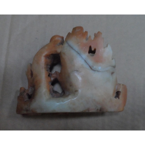 149 - Fine antique Chinese soapstone carving of a monkey,

10 cm long