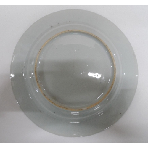 141 - Chinese 19thC Quinglong blue & white plate,

23 cm in diameter