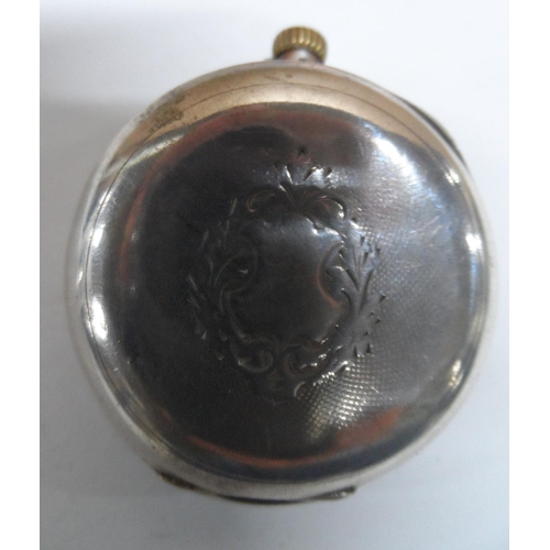 94 - German silver antique pocket watch