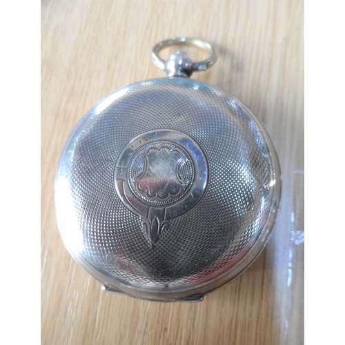 106 - Unmarked antique silver pocket watch