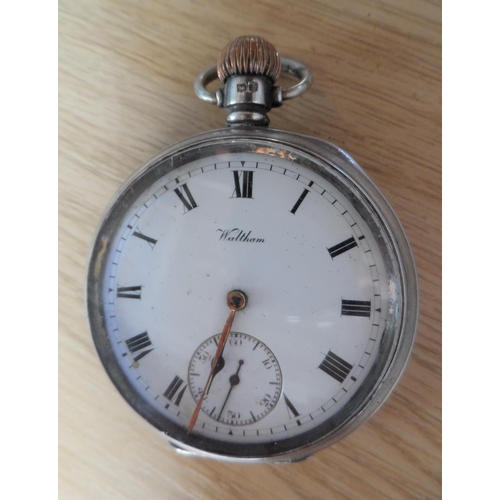 89 - Waltham c1911 silver pocket watch