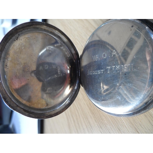 89 - Waltham c1911 silver pocket watch