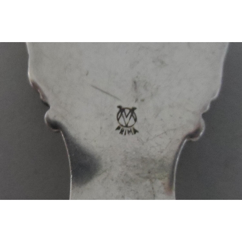 28 - Danish caddy spoon,

27 grams