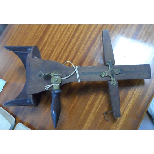 126 - Antique Stereoscope Viewer with a large collection of cards (Qty)