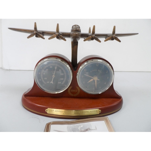 112 - 70th Anniversary clock commemorating Avro Lancasters introduction into service in the RAF in 1942