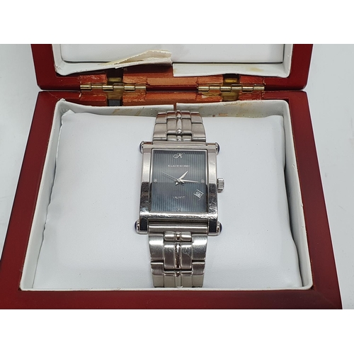 109 - Boxed Klaus Kobec gents wristwatch