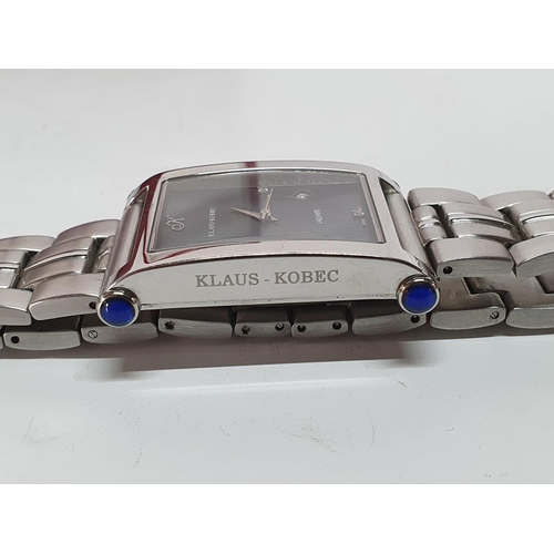 109 - Boxed Klaus Kobec gents wristwatch