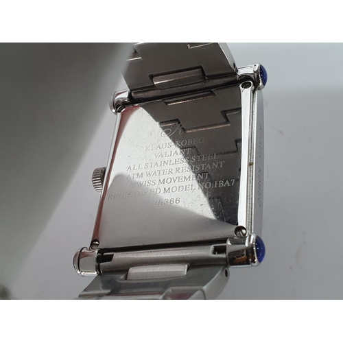 109 - Boxed Klaus Kobec gents wristwatch