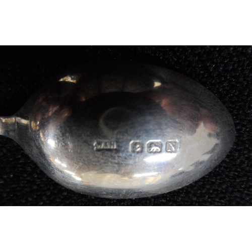 2 - 1937 Birmingham silver presentation spoon bearing the Royal Artillery motif, presented to Sargent W ... 