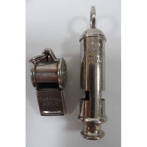 81 - Small collectables to include an old lock with key & old police whistle etc (Qty)
