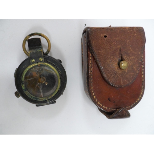 83 - British Army 1917 Verners mark VIII compass together with 3 cameras (4)