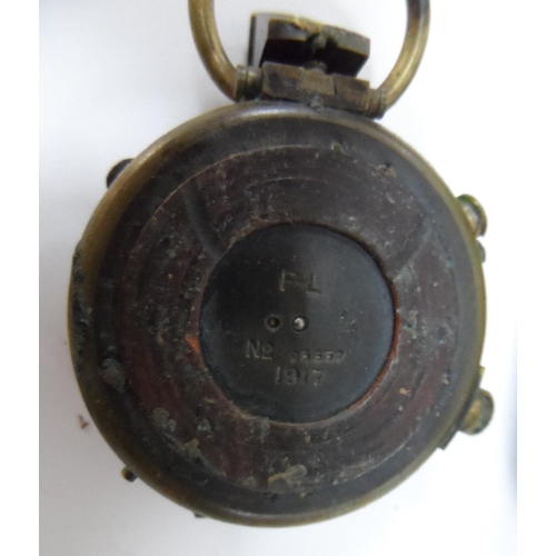 83 - British Army 1917 Verners mark VIII compass together with 3 cameras (4)