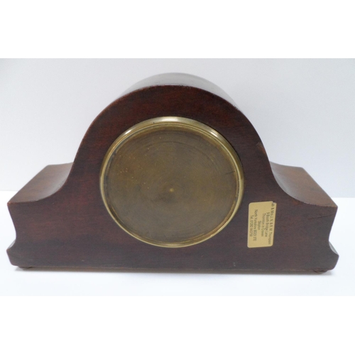 84 - Inlaid 8 day Edwardian mantle clock