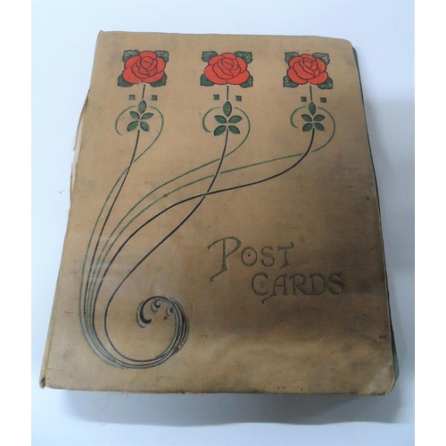 67 - Fine quality early 20thC Edwardian postcard and photo album