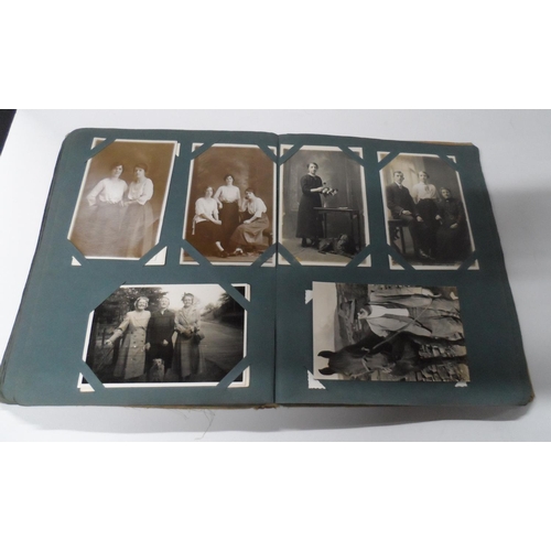67 - Fine quality early 20thC Edwardian postcard and photo album