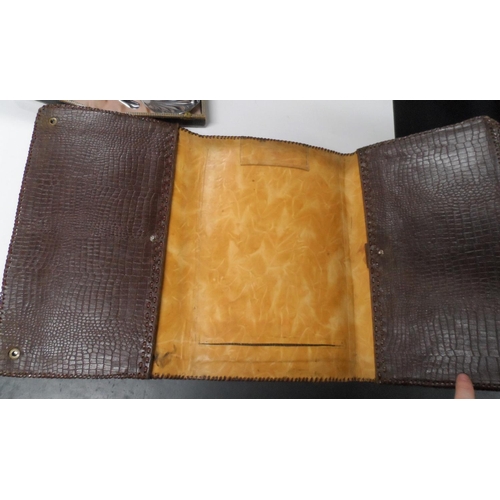 66 - Small collection of Edwardian items to include a framed watercolour, a small box, cased set of spoon... 