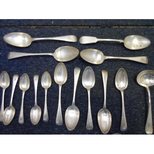 66 - Large quantity of Victorian EPNS flatware, some with engraved crests (Qty)