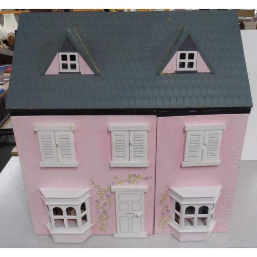 44 - Dolls house and accessories (Qty),

Dolls house approx 60 cm x 60 cm