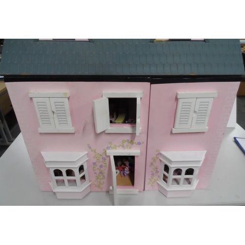 44 - Dolls house and accessories (Qty),

Dolls house approx 60 cm x 60 cm