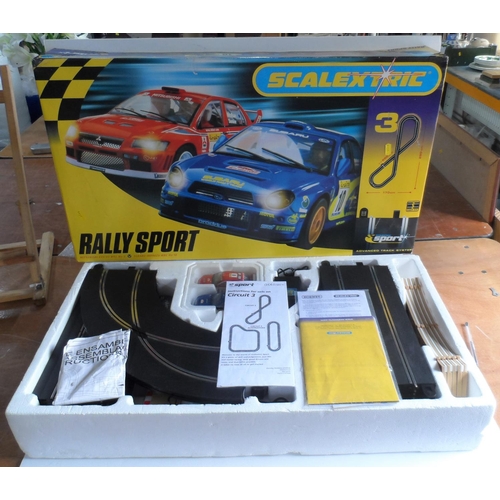 89 - Scalextric set Focus Rally C1096 – Scalextric sport 2002 Ford Focus - complete & boxed