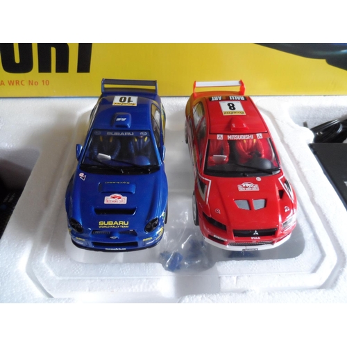 89 - Scalextric set Focus Rally C1096 – Scalextric sport 2002 Ford Focus - complete & boxed