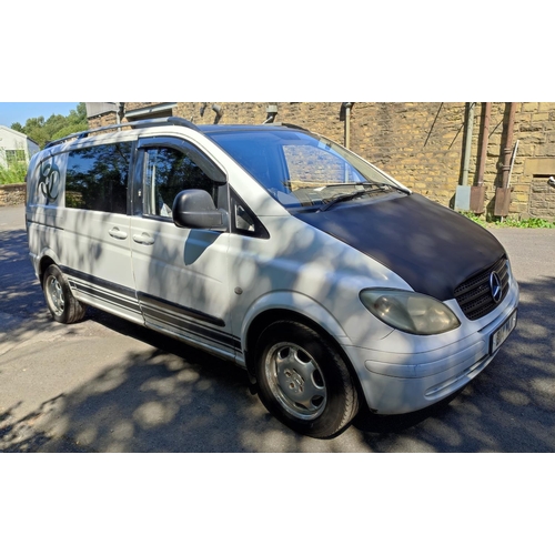 556 - Mercedes vito 109 cdi 2.1 diesel Off grid camper/ day van 2005 (55) Registered Dec 2005, MOT January... 