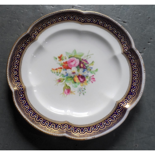 473 - Large collection of good quality 19thC decorative plates, many hand-painted (Qty)