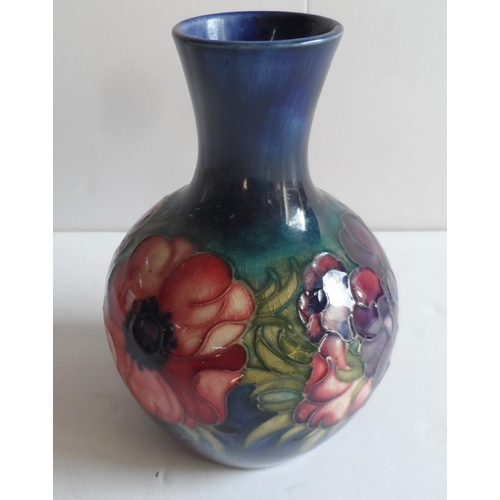 368 - Old small (16cm tall) signed Moorcroft vase