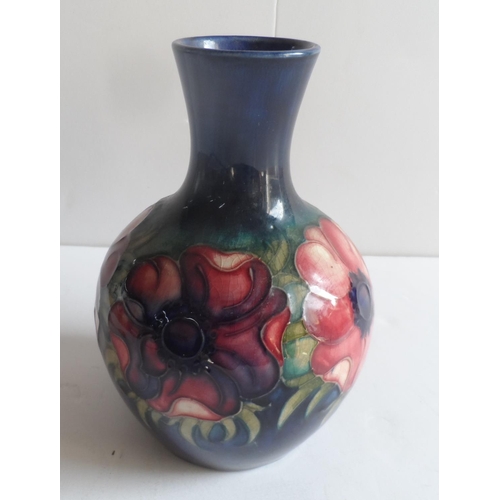 368 - Old small (16cm tall) signed Moorcroft vase