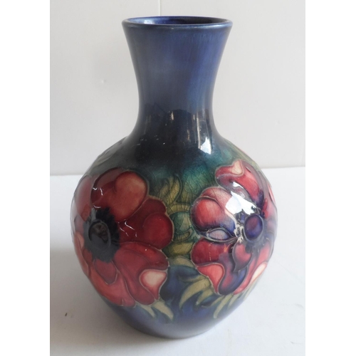 368 - Old small (16cm tall) signed Moorcroft vase