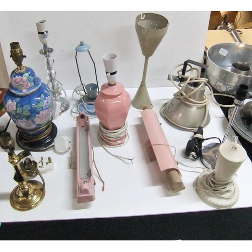 106 - Quantity of various Lamps and Lighting