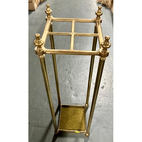 117 - Edwardian Brass cane/umbrella stand