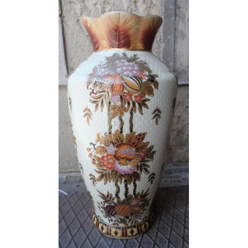 413 - Chinese 20thC Satsuma vase