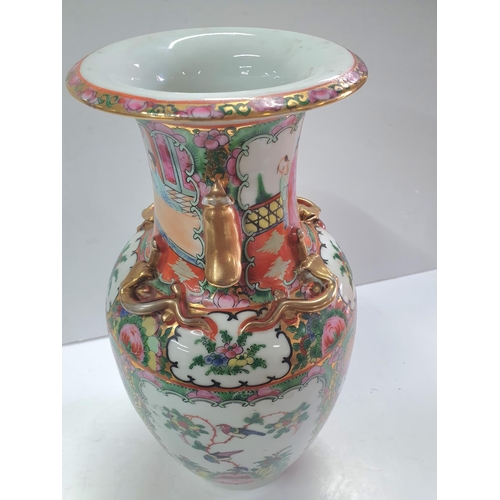 423 - Fine quality, hand-decorated, early 20thC Chinese vase,

35 cm tall