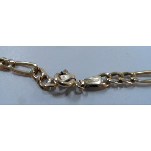 15 - 9ct yellow gold Curb chain necklace,

5.5 grams