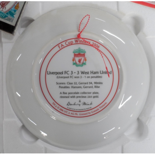 546 - Eight Danbury Mint, Liverpool F C wall plates (8)