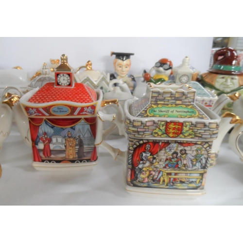 548 - Collection of 19 various tea-pots (19)