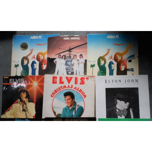 321 - Collection of 1970s LPs to include Elvis, Neil Diamond, Abba etc (Qty)