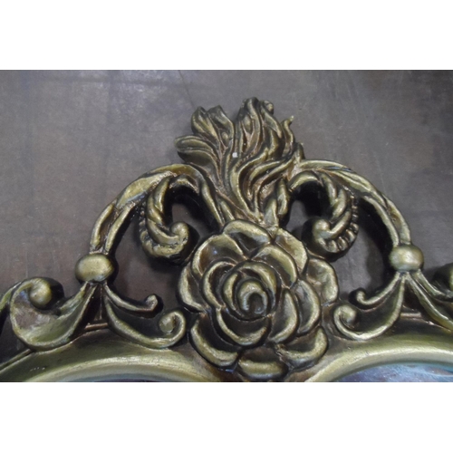 568 - Ornate, French empire style hall mirror