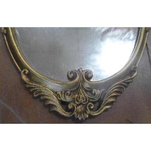 568 - Ornate, French empire style hall mirror