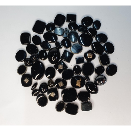 35 - Quantity of black Onyx for jewellery (Qty)