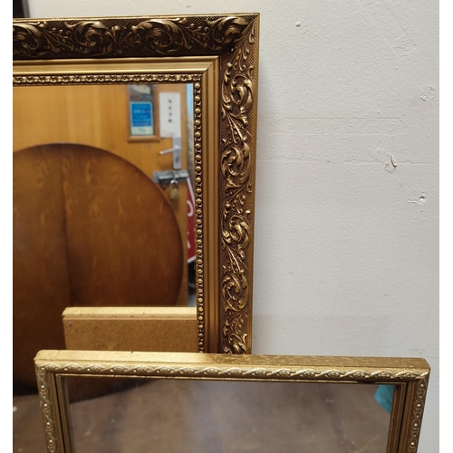 577 - Two modern gilt framed mirrors (2)