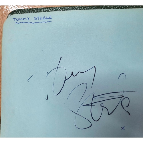 248 - Autograph book containing a good collection of mainly British celebrities to include Tommy Cooper, T... 